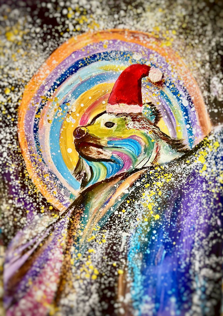 "Festive Fuzzy Winter King"

🎨 Art: ⁦<a href="/MShahraminia/">Marziye shahraminia</a>⁩
🎵 Track: “SACRIFICE” by ⁦<a href="/Preshzinosongzz/">Preshzino Songz</a>⁩
⚡ Powered by: ⁦<a href="/WestofthePecos2/">WestTexas</a>⁩
In the heart of eternal winter, the Fuzzy Winter King awakens a majestic Fuzzy bear draped in ethereal fur, crowned with a festive Santa hat