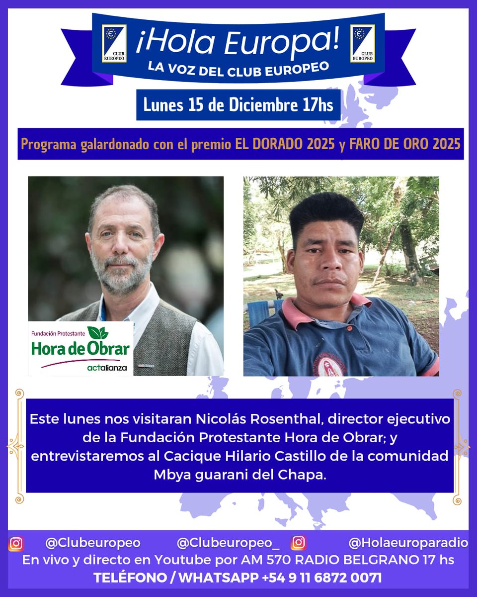 Hola Europa el lunes.