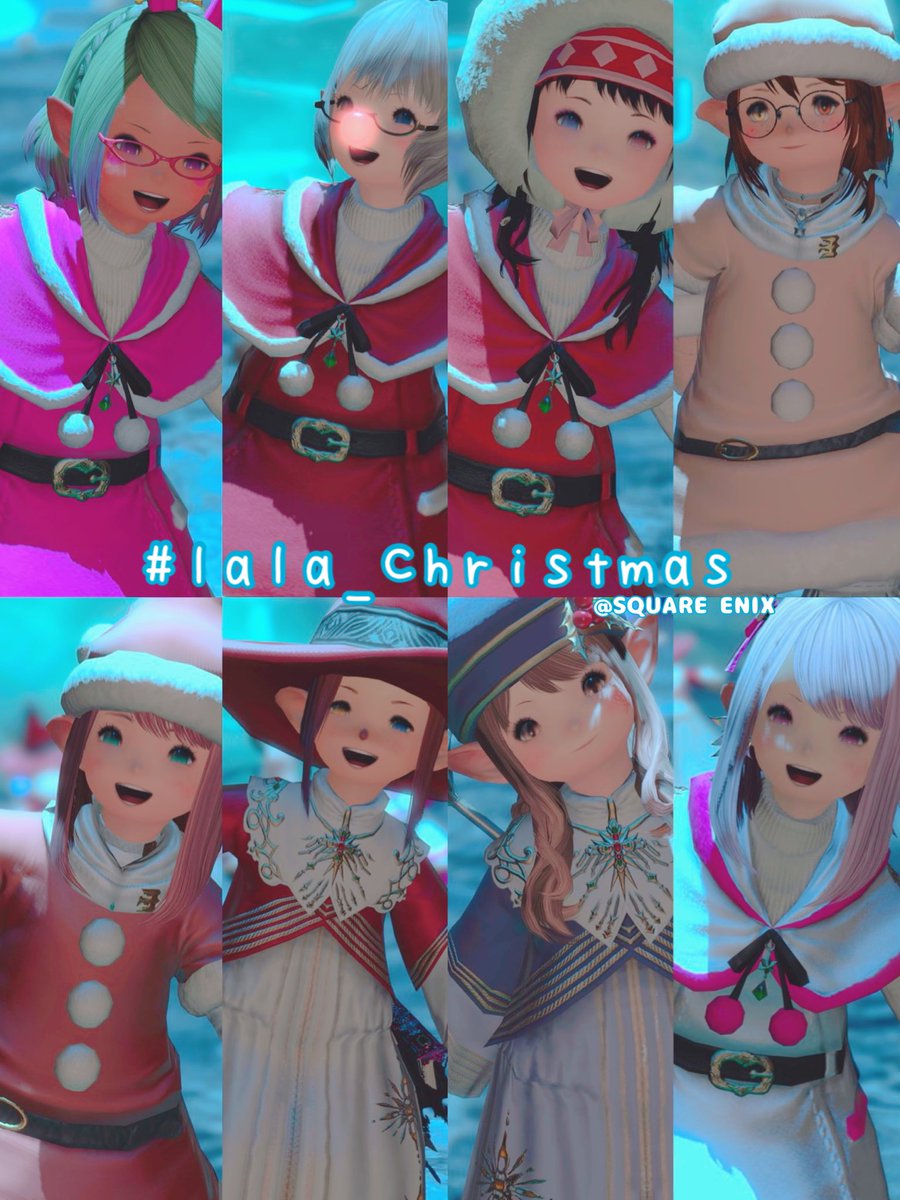 全22名のララフェルちゃま!!!! 𝑀𝑒𝑟𝑟𝑦 𝐶ℎ𝑟𝑖𝑠𝑡𝑚𝑎𝑠