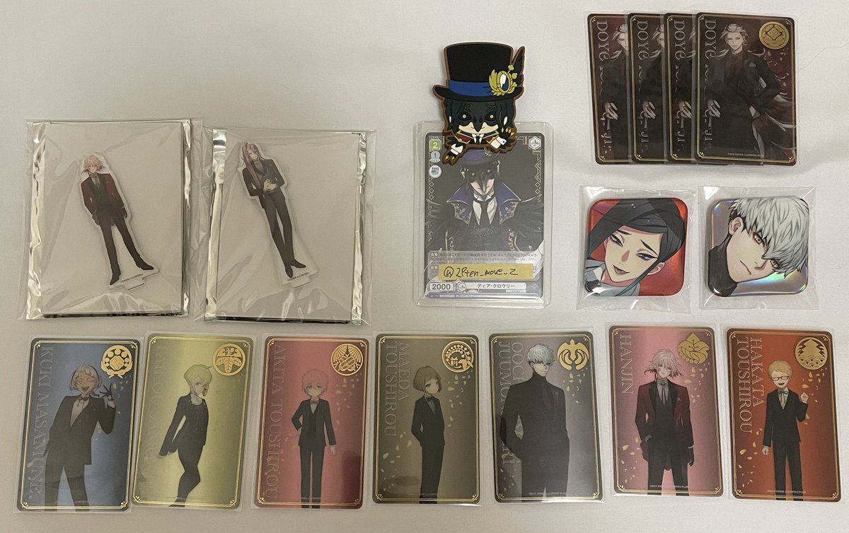 刀剣乱舞 とうらぶ 大本丸博 スクエア缶バッジ ミニアクスタ クリア