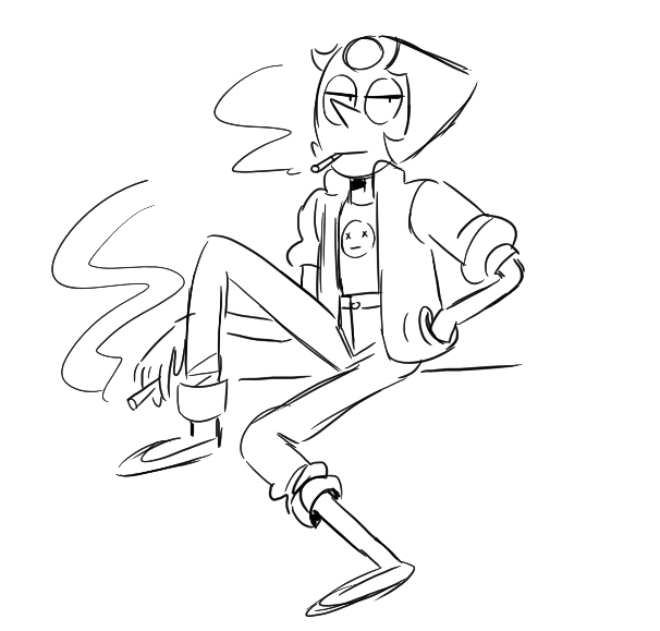 pipeshotgun's tweet photo. The amount of time Pearl has been portrayed as a smoker by the crewniverse is funny https://t.co/y9MT0sN2iM