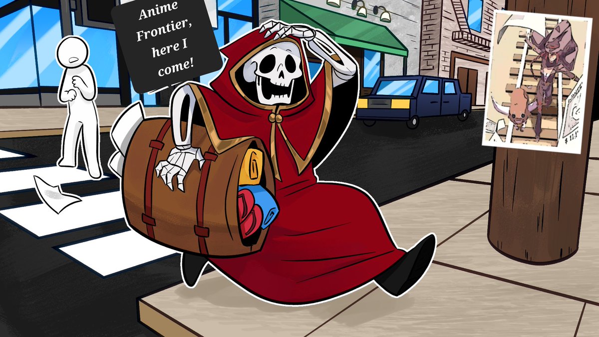 RedLichVO's tweet photo. Last day of @AnimeFrontierTX !
The Red Lich is on his way!!
Original thumbnail art (that I'll be using for all upcoming events) made by the Amazing @GiraffeNecc !!!! π
#lichesbelike #redlich #AnimeFrontier2025 https://t.co/FoVn7cDxi9