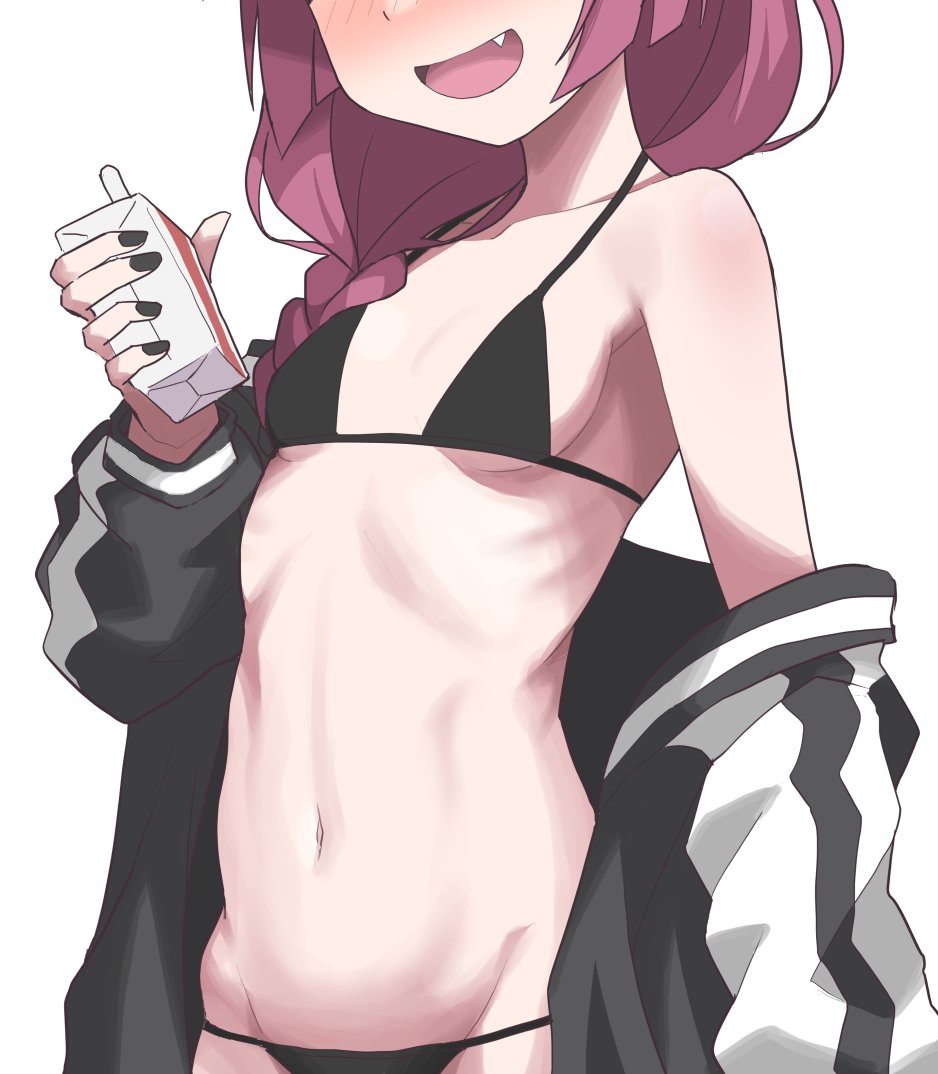 廣井きくり 「水着廣井の過去絵」|haluhalのイラスト