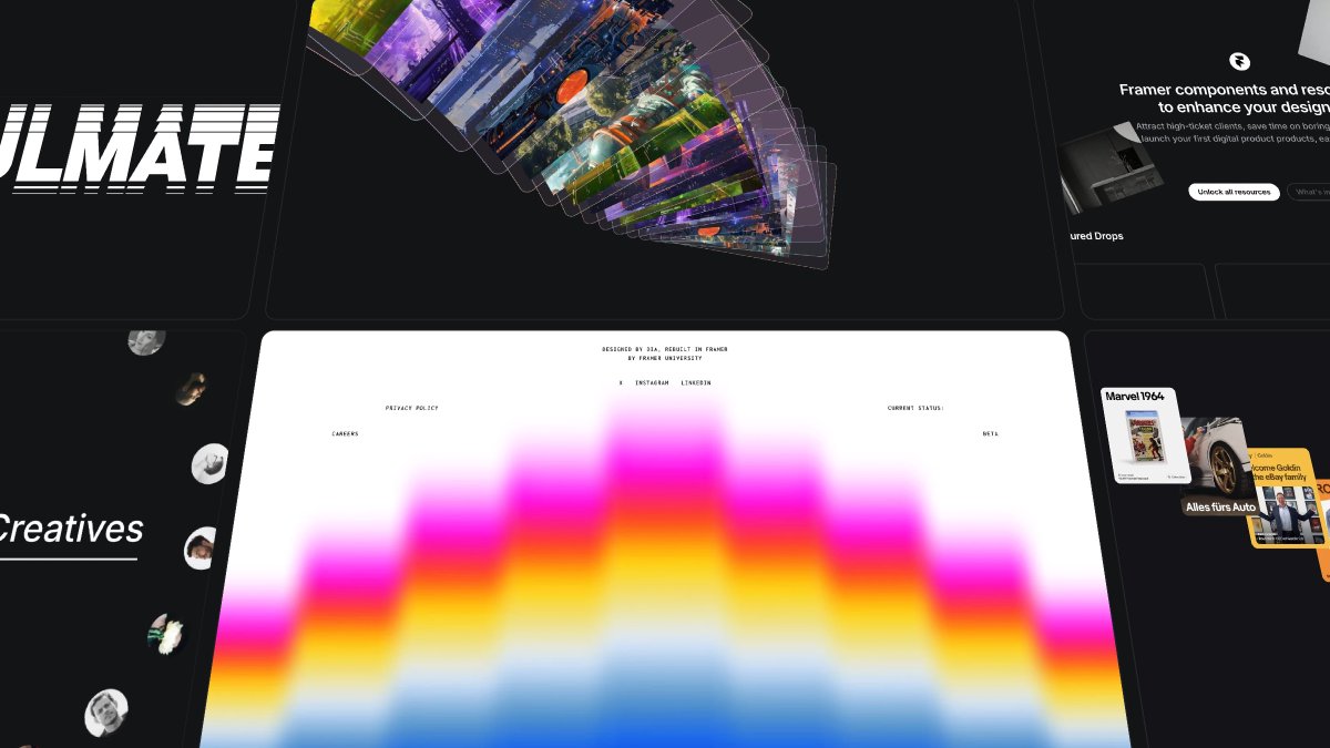 learnframer's tweet image. here are 8 scroll animation effects you can use in @framer,

no code required: 🧵