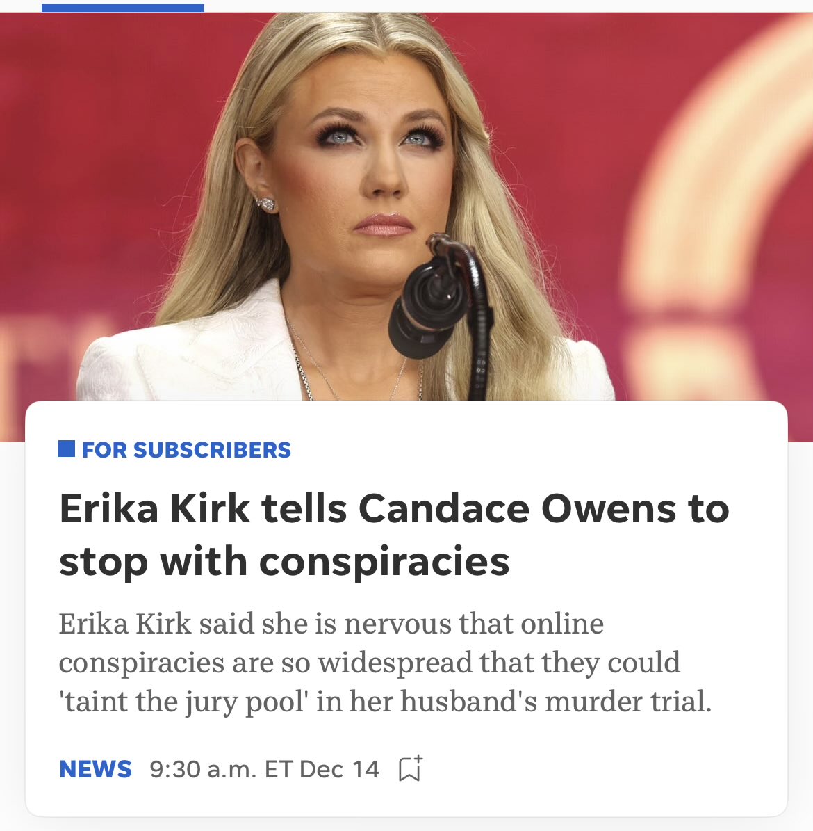 Yes.

But…

Conspiracies are what catapulted your organization into prominence. 

It’s no coincidence that Candace Owens launched her career with TPUSA. 

You were the organization that bussed people to the rally on J6. 

You spent years offering conspiracies about the 2020 and