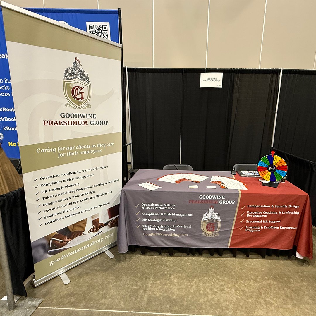 Big congrats to our friends at Goodwine Praesidium Group for making meaningful connections at the recent Small Business Summit!  Our team at You Squared Media loved helping them stand out.

Check them out at goodwineconsulting.com

#SmallBusinessExpo #YouSquaredMedia #Houston