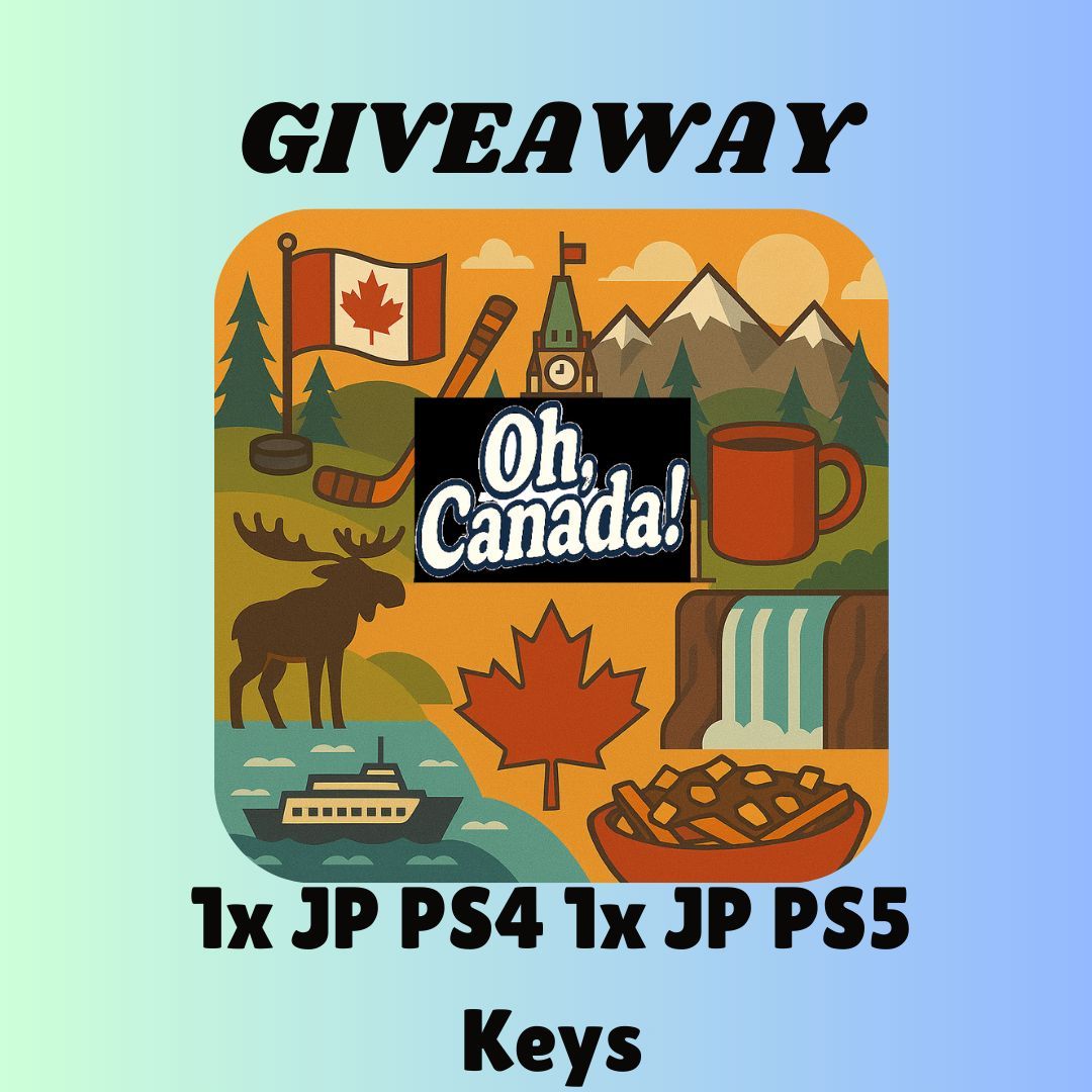 🎮 ** Giveaway Oh Canada! !** 🎮 

We’re giving away: 
✨ 1x JP PS4
✨ 1x JP PS5

How to Enter:
1️⃣ Like this post 💙 
2️⃣ Retweet ♻️ 
3️⃣ Follow: 
4️⃣ Comment  a Gif! 
  - <a href="/GAMWAREDUTCH/">GAMWAREDUTCH</a>
  - <a href="/GamingInsights1/">𝔻𝕒𝕚𝕝𝕪𝔾𝕒𝕞𝕚𝕟𝕘𝕀𝕟𝕤𝕚𝕘𝕙𝕥𝕤 🐦</a>
  - <a href="/GGmuksInc/">GGmuks</a>
Winners Announced 12/16/25

#PS5 #PS4 #GGMUKS #JP