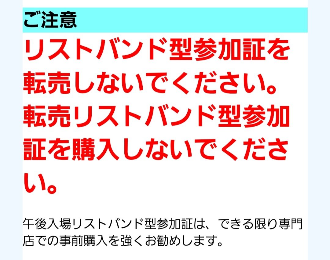 クリープハイプ　まとめ売り　転売禁止 コミケリストバンドしっかり転売禁止って赤字で書いてるし、フリマ
