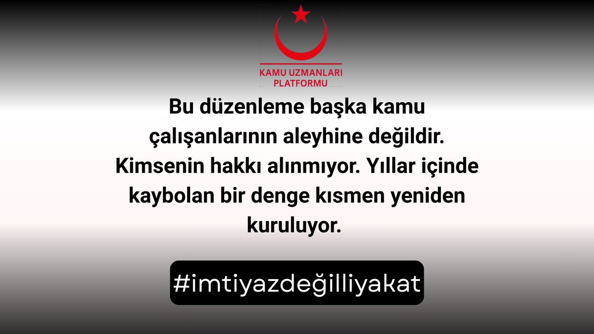 kamu_uzmanlari's tweet photo. #imtiyazdeğilliyakat https://t.co/cHcfnfwtms