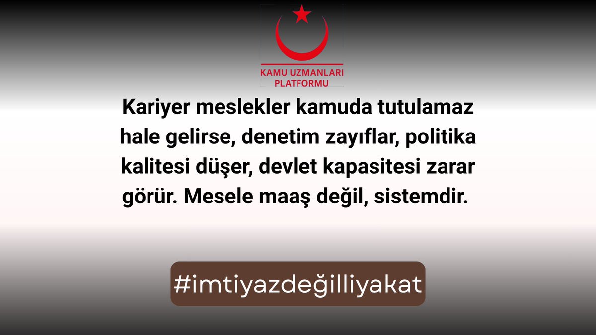 kamu_uzmanlari's tweet photo. #imtiyazdeğilliyakat https://t.co/cHcfnfwtms