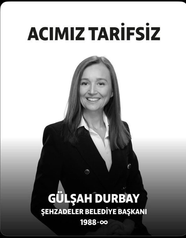 Çok üzgünüm.Allah gani gani rahmet eylesin.
#GülşahDurbay