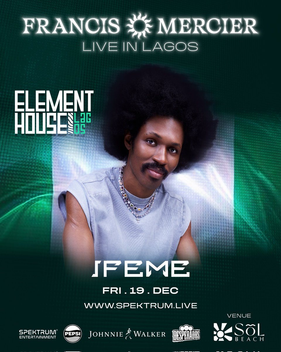 spektrumng's tweet image. 5DAYS ❤️
.
19th December
.
#Lagos 🇳🇬
spektrum.live
.
#ElementHouse 
#HouseMusic 
#AfroHouse 
#Nigeria