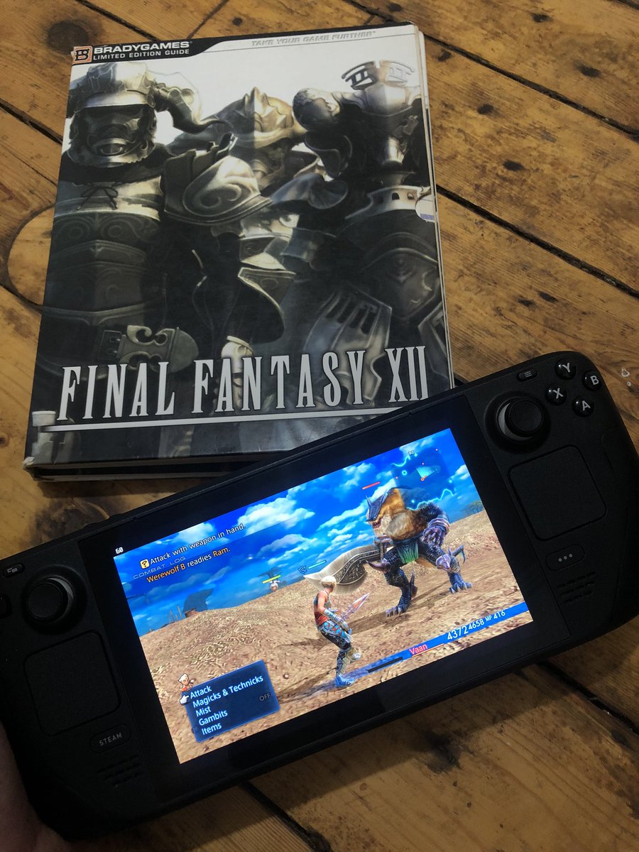 JRPGs on a handheld feels like reading a great book 🖐🏻😌🤚🏻