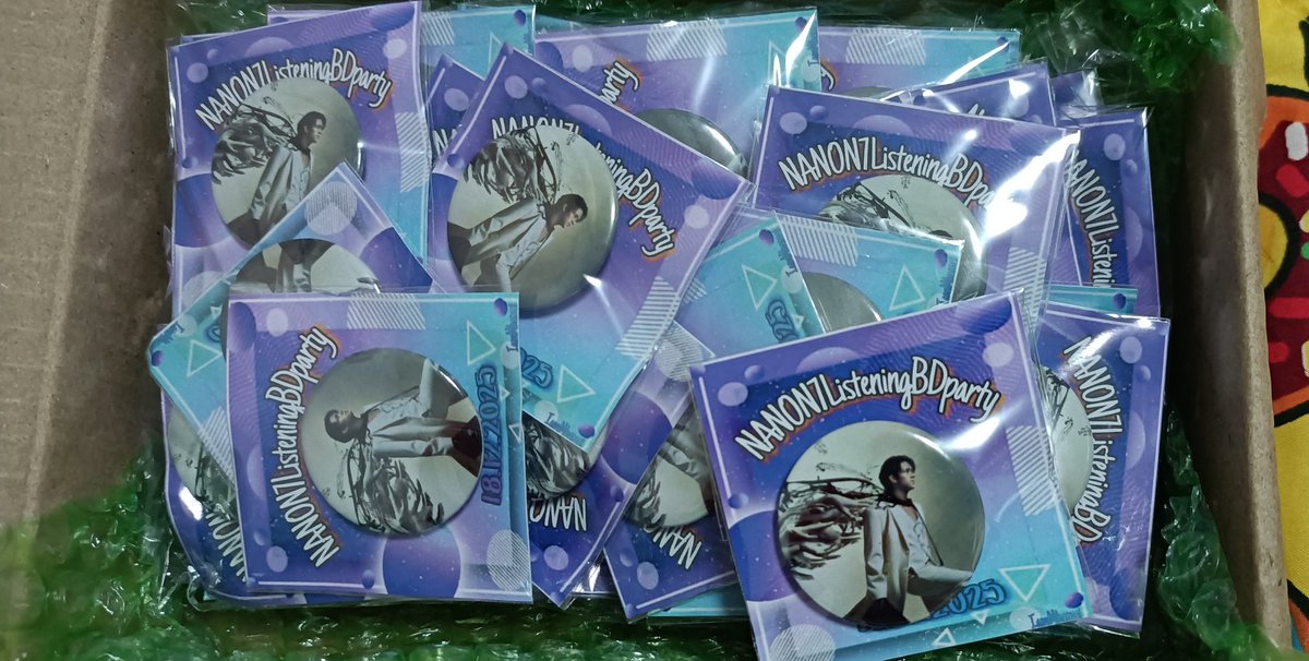 มีไปแจกนิดหน่อย จะมีคนอยากได้มั้ยนะ💙💜
#NANON7ListeningBDparty