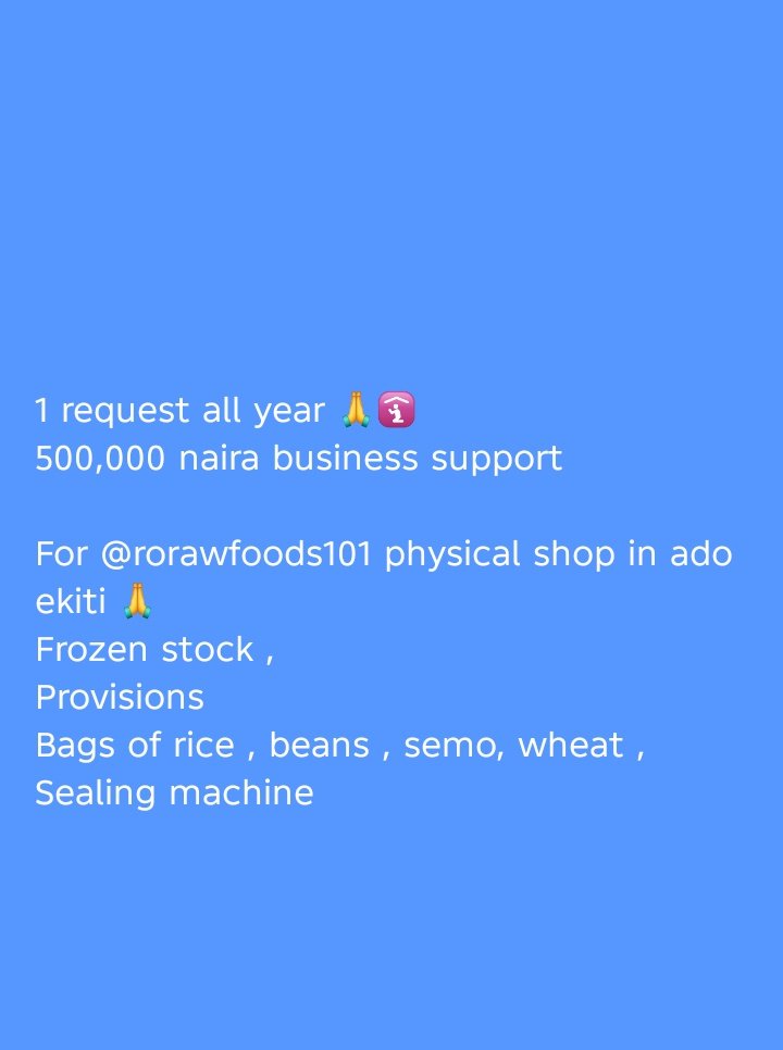 Mirabella 🎀(No 1 Ekiti foodstuff vendor) tweet media