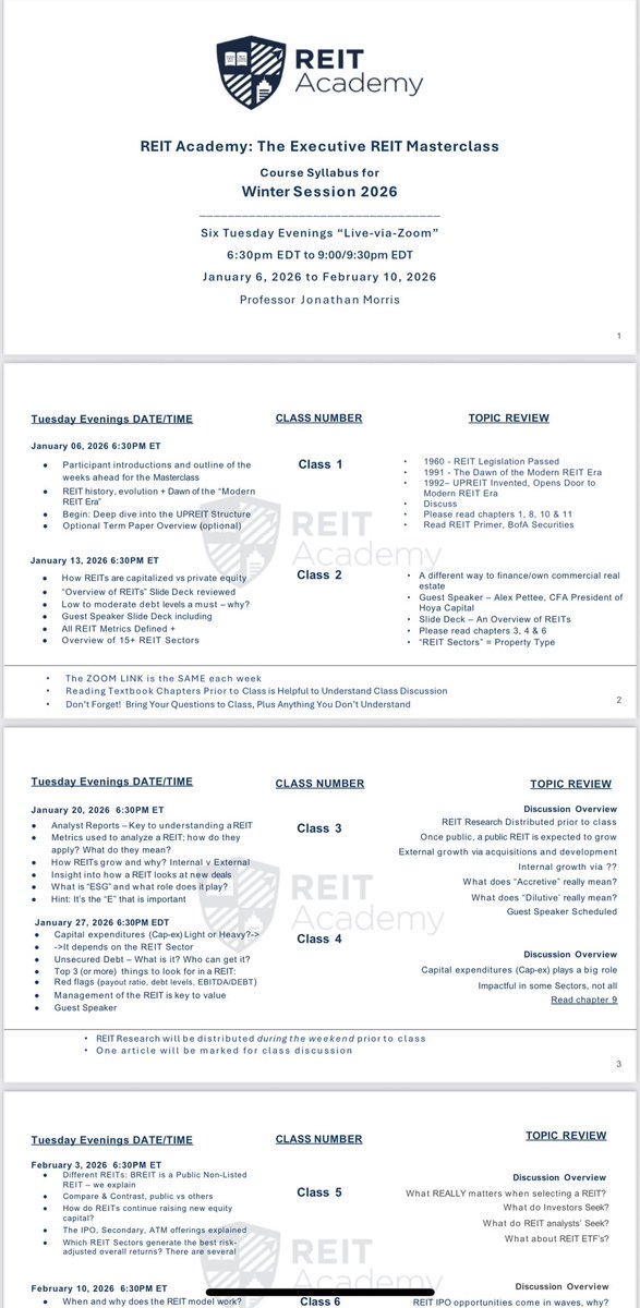 REIT ACADEMY tweet media