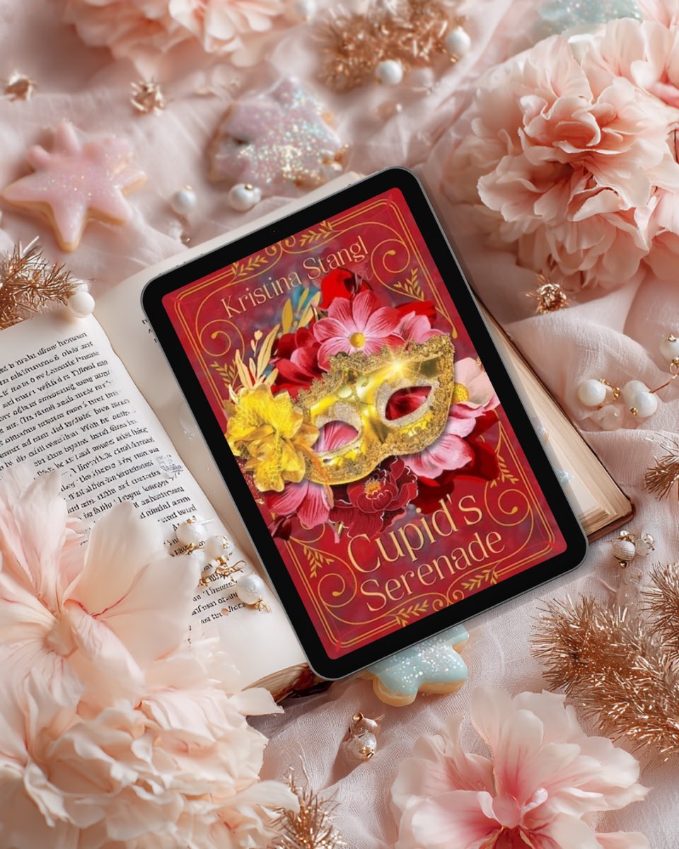 kristina_stangl's tweet photo. Cupid's Serenade by Kristina Stangl #cupidsserenade #cupid #romantasy #romantasybook #fantasy #romance #romancebook #book #GreekMythology #contemporaryromance #masquerade #masqueradeball #fairytale #reading #bibliophile #linkinbio #bookworm #booktok #WritingCommunity #December https://t.co/tCtUw2P2pC