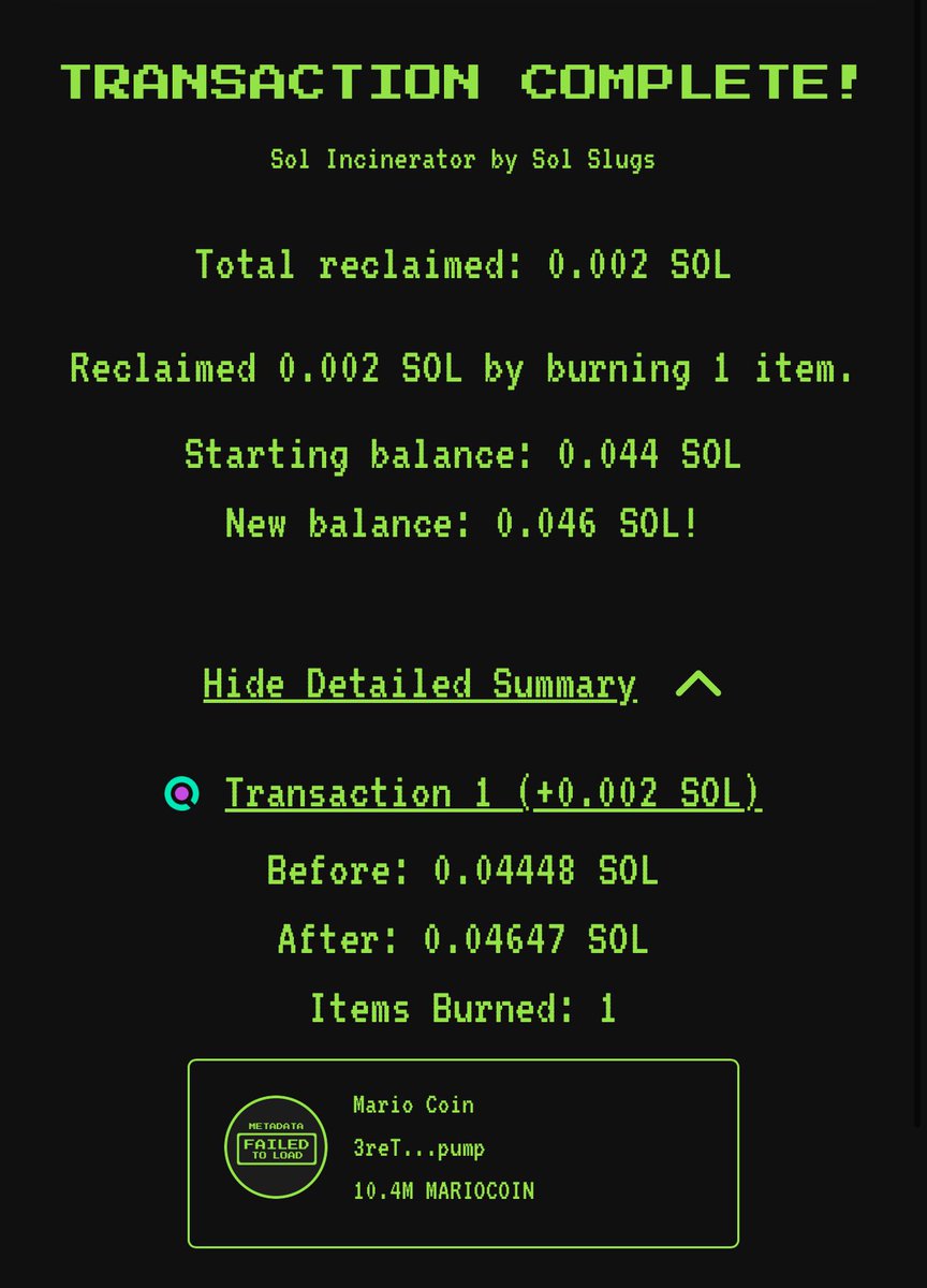 Burnt 1% 🔥