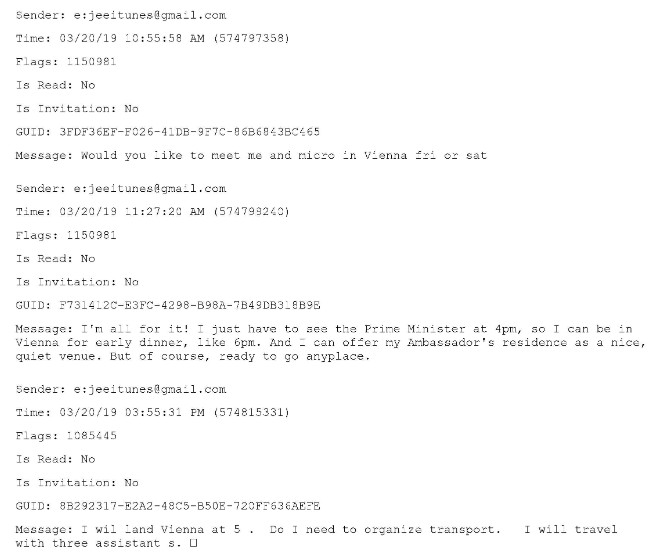 JozDire's tweet image. Des mails 📧 échangés entre Epstein &amp;amp; #SteveBannon (qui ne cesse de lui demander quand est-ce qu'il pourra rencontrer « the girl » à Paris 🇫🇷), Epstein lui propose la résidence de l'ambassadeur🇺🇸 à Vienne🇦🇹 où il est installé lors de son passage avec 3 assistant.e.s
"the girls" ?