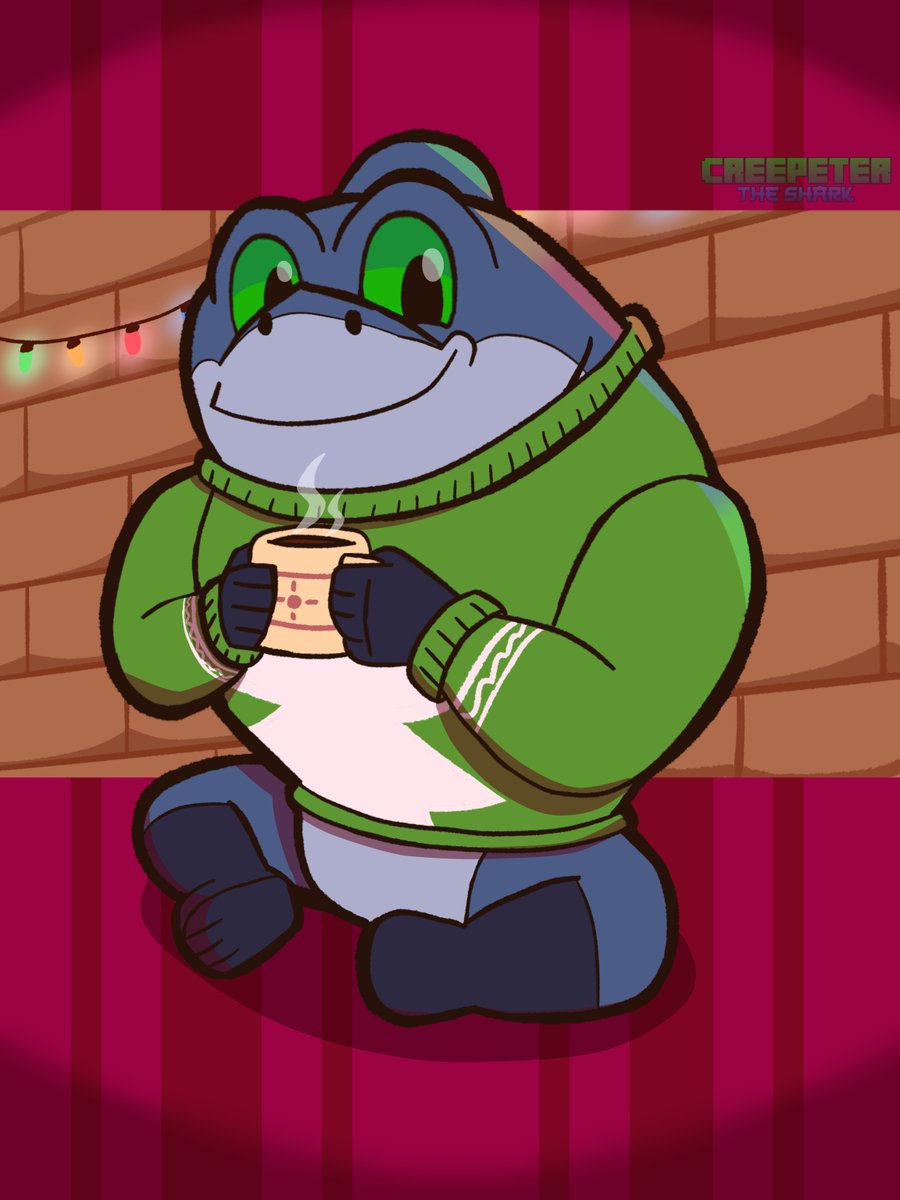CreepeterShark2's tweet photo. Creepeter's Christmas

#ibispaintx #digitalart #cartoon #characterdesign #chrismas #shark #sharkfurry #fursona #avatar https://t.co/sO6ZoCwncg