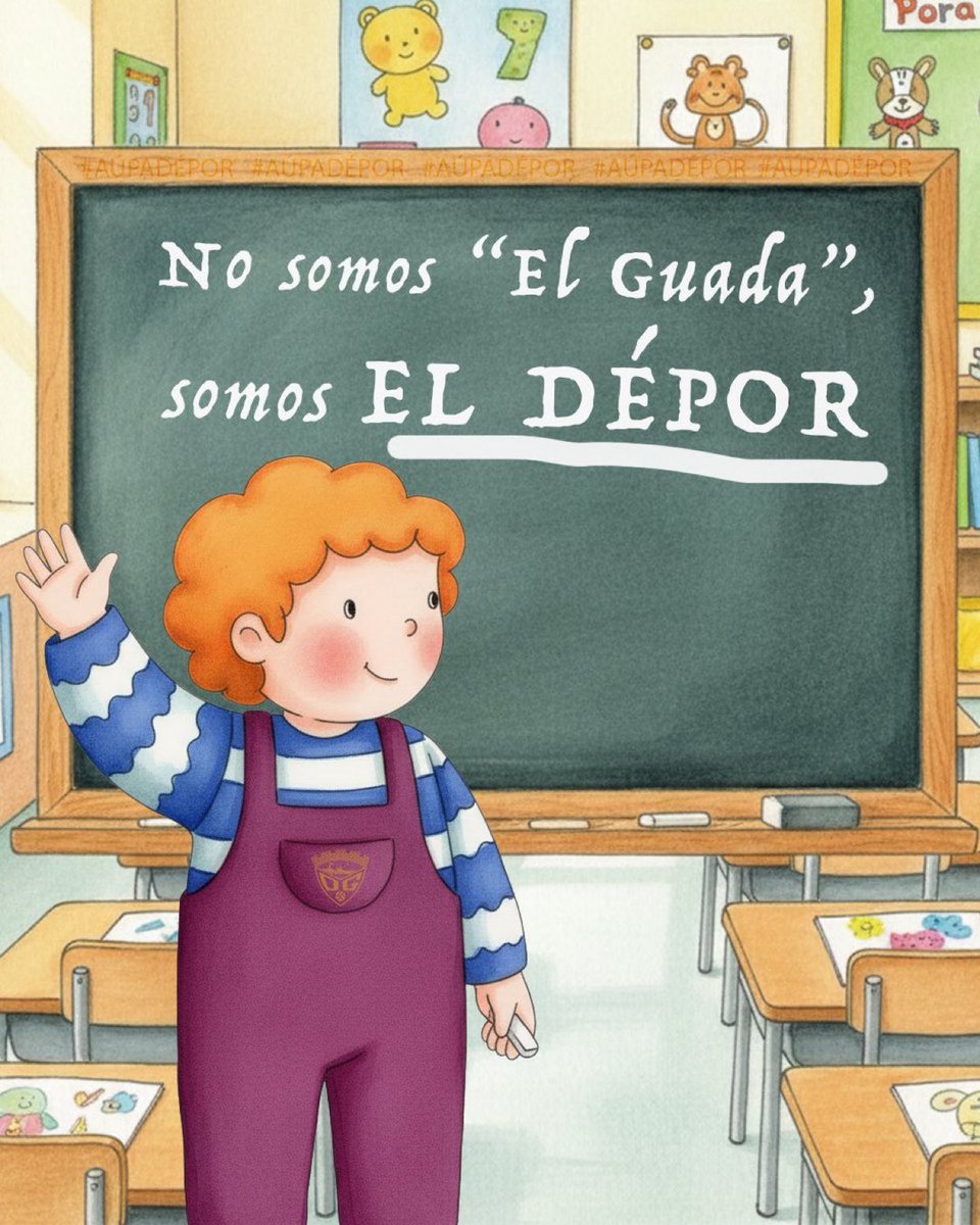 Teo dice..
💿 Vol. 1

No somos “El Guada”. Somos EL DÉPOR.

Otra variante puede ser “el Deportivo”. En Guadalajara, conocemos como “Guada” al equipo de balonmano o baloncesto.

Hay más Dépor’s en España.

El hashtag del martes es #DéporBarça. 

#AúpaDépor 💜