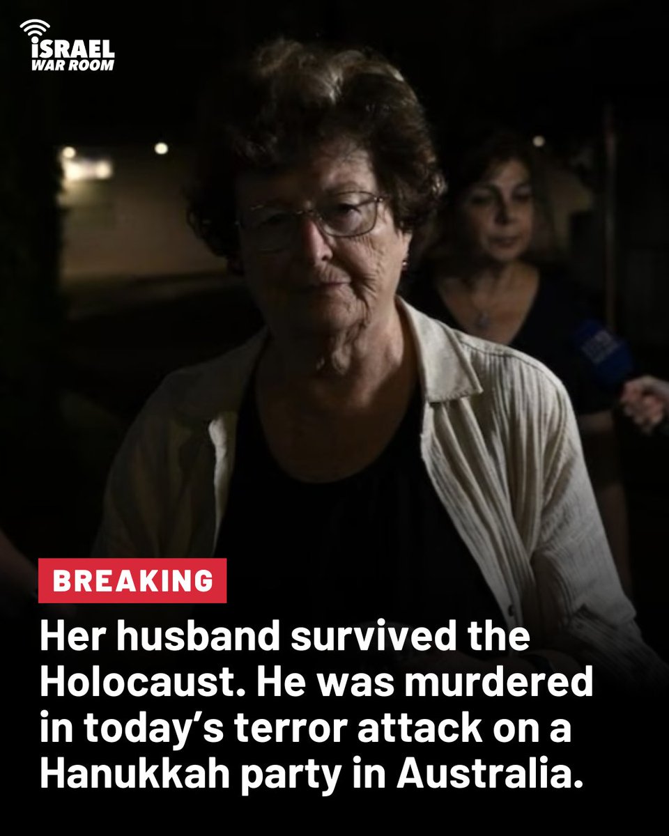 IsraelWarRoom's tweet image. BREAKING: Holocaust survivor Alex Kleytman was fatally shot while shielding his wife, Larisa, during the Hanukkah terror attack in Bondi Beach.

Both Alex and Larisa survived the Holocaust as children, Alex enduring "dreadful conditions" in Siberia. 

The elderly couple had been…