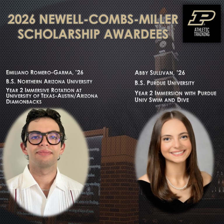 Purdue Univ Athletic Training tweet media