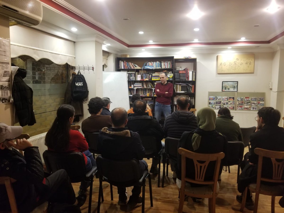 Osmanlı'dan Türkiye'ye Devrim ve Karşı-Devrim seminerlerimizin dördüncü oturumu "1921 Rejimi İçinde Kemalizm"i tartışmak için 1 Mayıs Mahallesi şubemizde buluştuk.