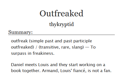 thykryptid's tweet photo. one day, one prompt, one chapter of this freak of a fic: https://t.co/IOhja0hDzd

happy #dmweek ya weirdos. https://t.co/ox8qhqg3kQ