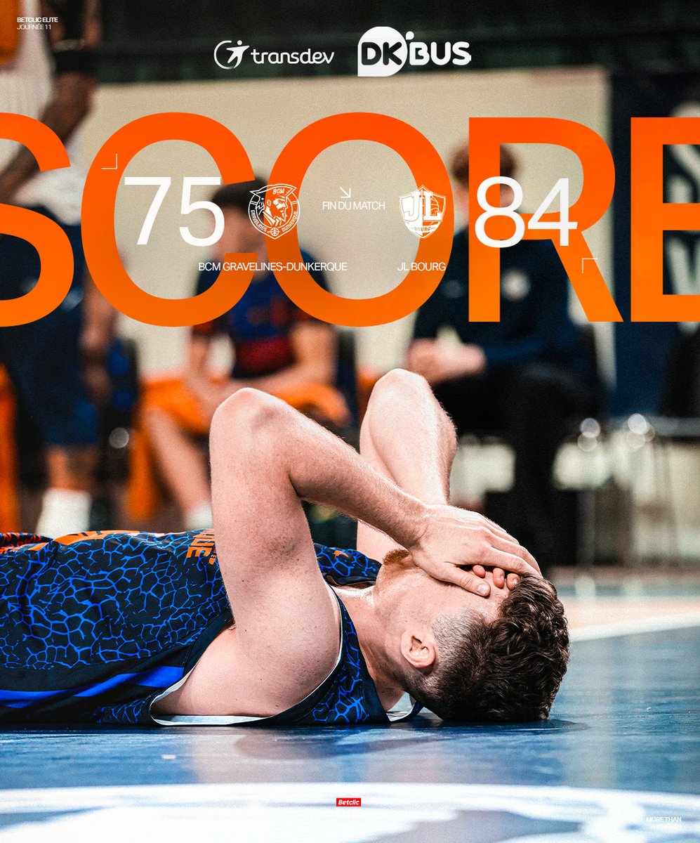 Malgré une belle bataille, nos Maritimes s’inclinent face à la <a href="/JLBourgBasket/">JL Bourg Basket</a> 

Une énorme pensée pour Vafessa Fofana, sorti sur blessure en première mi-temps. Le club communiquera très rapidement sur le sujet 🤝

#MoreThanTheNorth #BetclicELITE