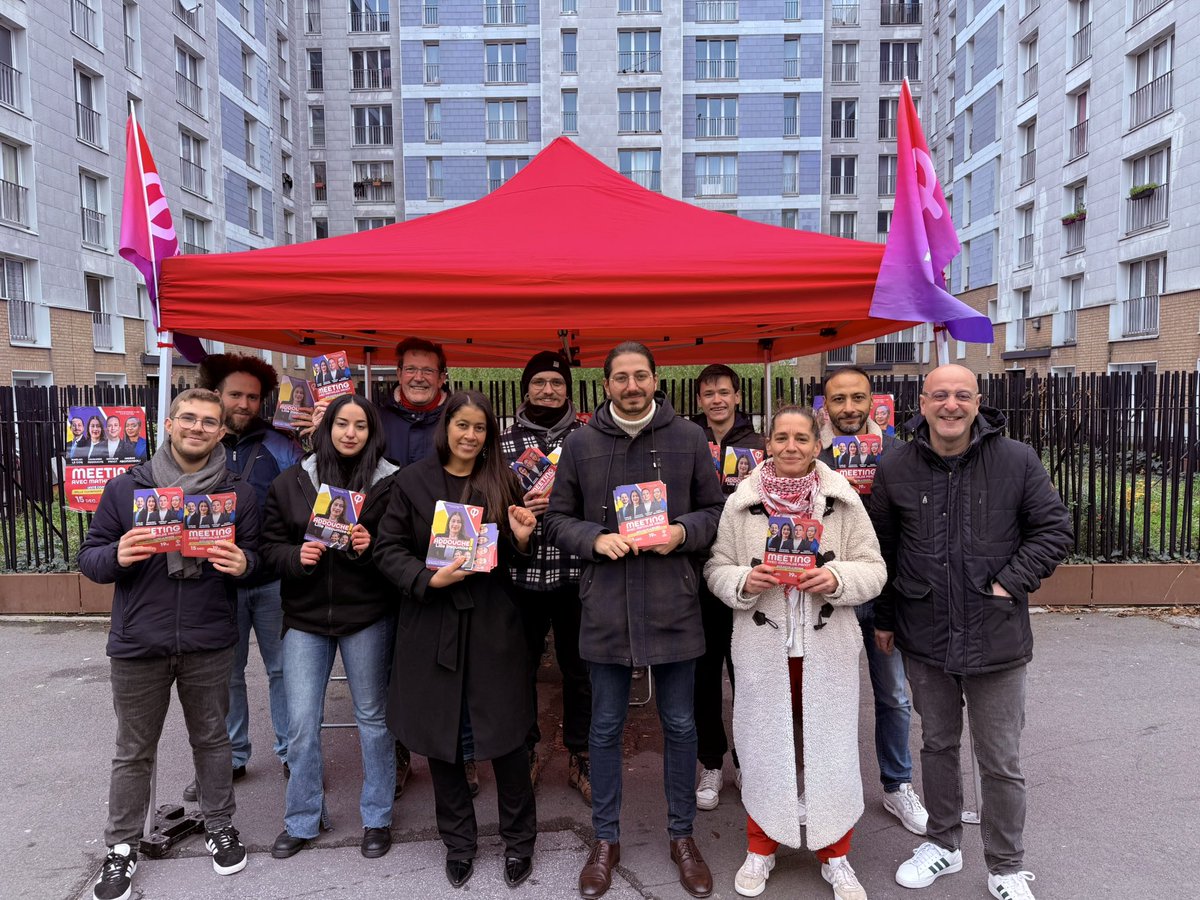 L_Addouche's tweet image. 🗣️ « Comptez sur-moi je serez là demain à votre meeting antiraciste ! ».

🔥 Très belle caravane populaire à #Lille Moulins !

✊🏽 Avec @MathildePanot, @abomangoli et @Aurelien_Le_Coq, nous serons à la salle Courmont demain à 19h pour parler municipales et antiracisme !