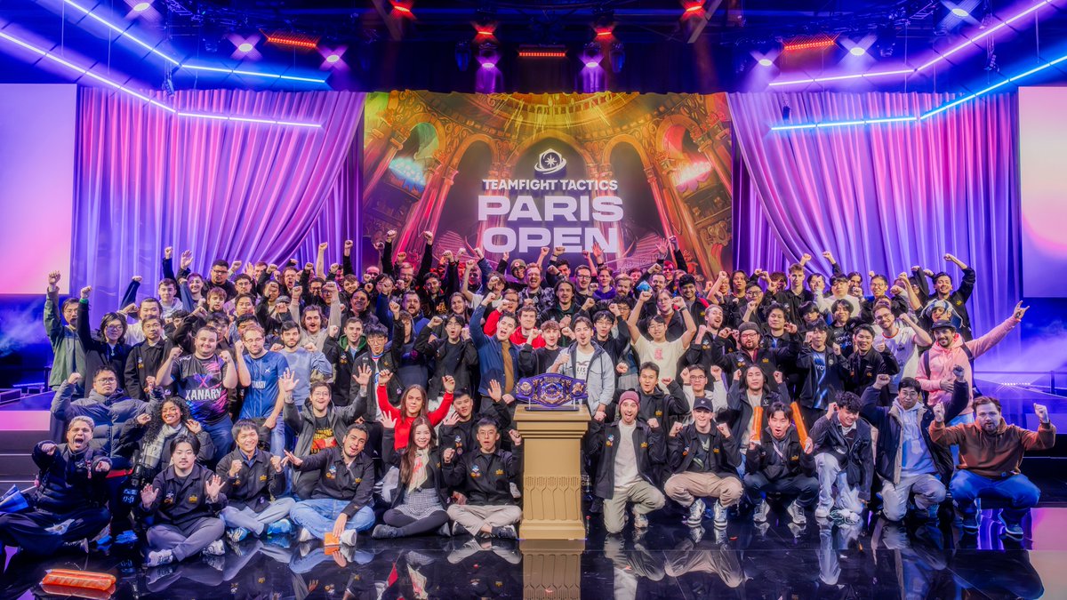 To all of the 768 Tacticians that joined us at the #TFTParisOpen this weekend, and to everyone in attendance + watching at home, thank you 🫶