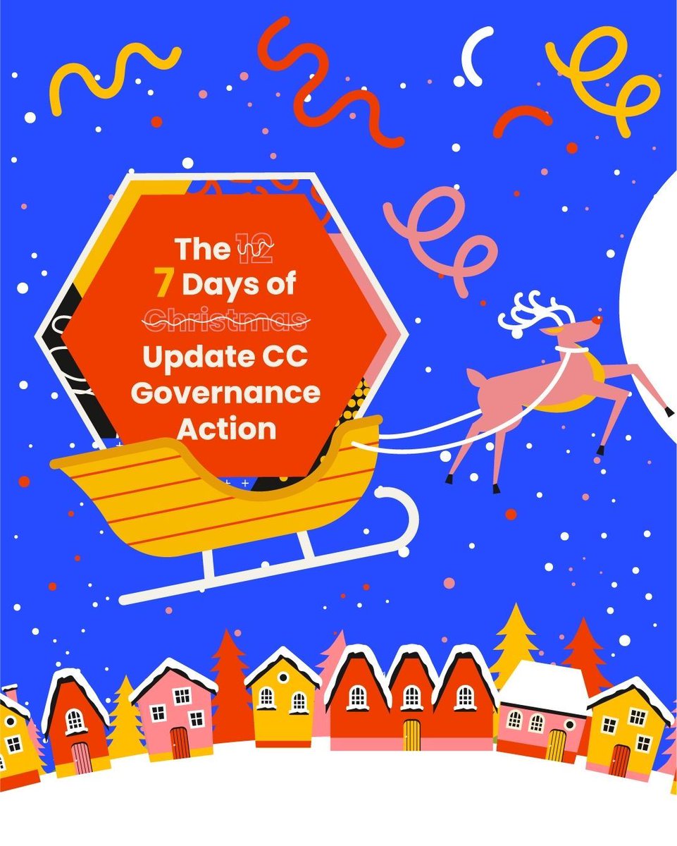 On the 5th day of GA…🎄 
Stake Pools gave to me

🎵 Fiiive GOLDEN votes 🎶 

Four Stake pools voted
Three D Reps
Two groups together
For a fully restored Constitutional Committee 🎁 

Five Golden SPO votes would likely take us across the threshold needed to pass this governance