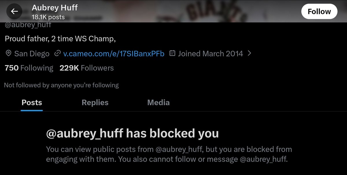 1supernoob's tweet photo. @KevinMack3346 @aubrey_huff @therealBusey1 Me too! Pussies got so much "truth" to say and brags bout people just hating cuz he speaks his mind but when evidence shows up about how he is all bullshit comes up he blocks. What a scared little pussy. Yo huff. What happened to the 24/7 mlb security team to threatened on me. https://t.co/AAdjEFmovx