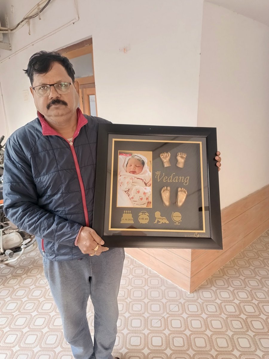 gscarrymemory's tweet image. Baby hand and foot casting frame
GS carry memory Noida sector 22
#3dcasting #casting #babyhandfeetcasting #gs_carry_memory #memories #gifting #luxury #luxury #3dimpression #handcasting