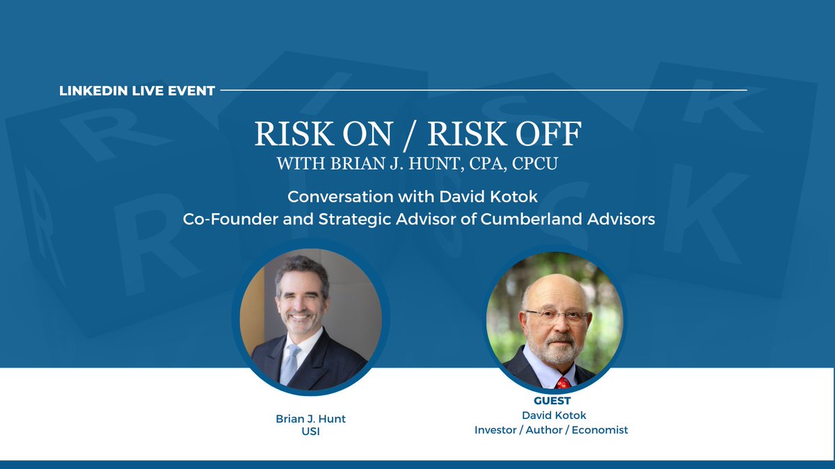 I'm hosting a Conversation with <a href="/DavidKotokGIC/">David R Kotok</a>, Co-Founder Cumberland Advisors. Make sure to attend it on December 17. linkedin.com/events/convers…