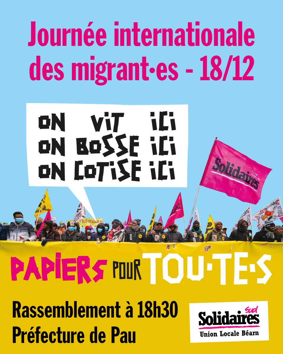 Union syndicale Solidaires 64 tweet media