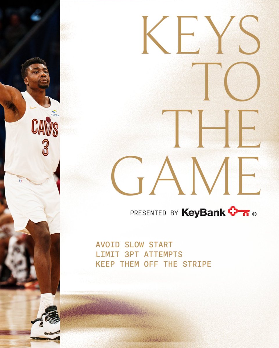 #CavsHornets 🔑's.
@keybank | #LetEmKnow