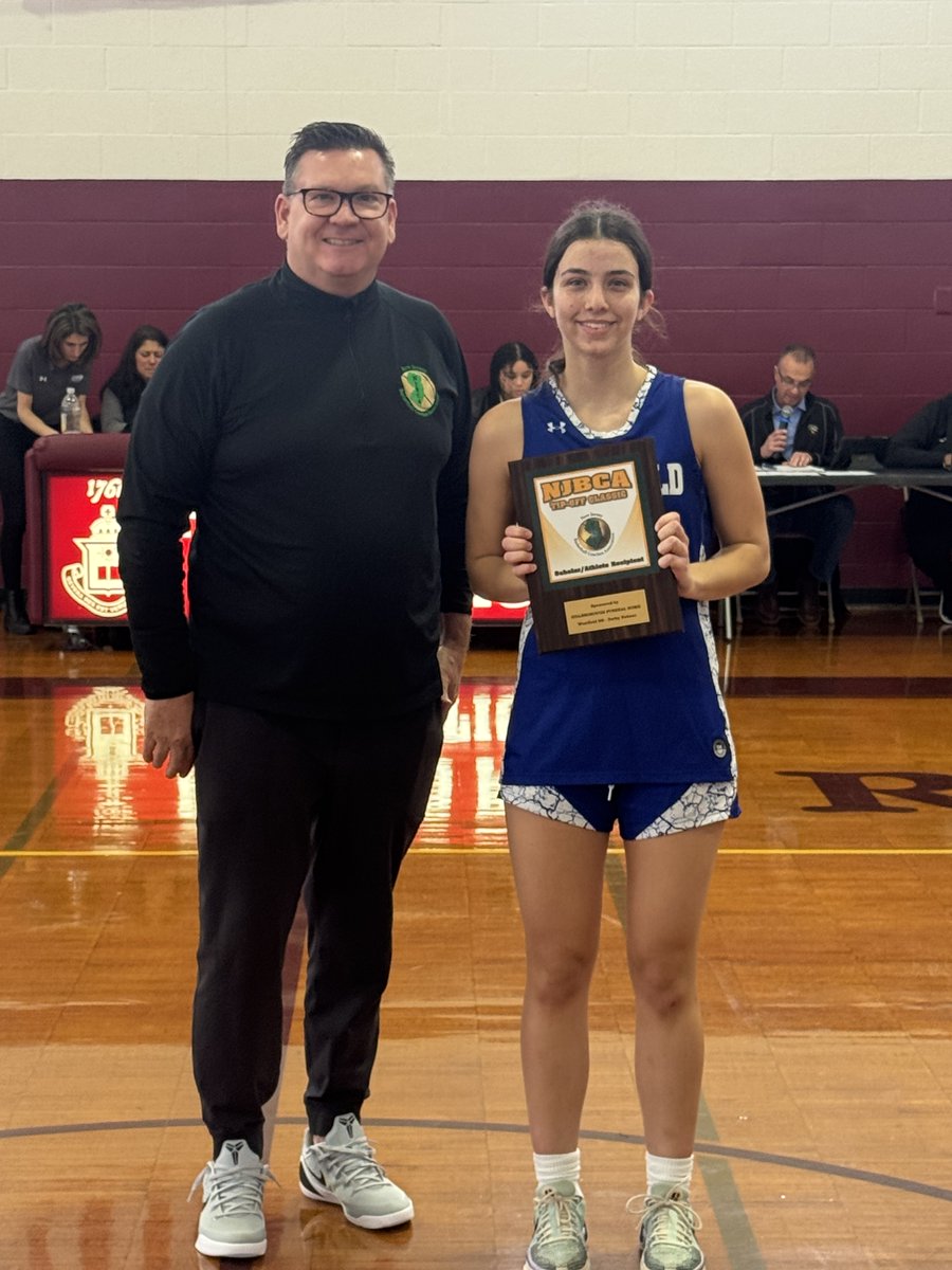 NJBCA_Official's tweet image. NJBCA’s Scholar Athletes sponsored by Hillsborough Funeral Home for Game 1 awarded to Gill St. Bernard’s Addy Platt and for Westfield HS Darby Hubner Congratulations! #NJBCA

@GSBAthletics @WHS_BlueDevils @CoachMcKeonWHS