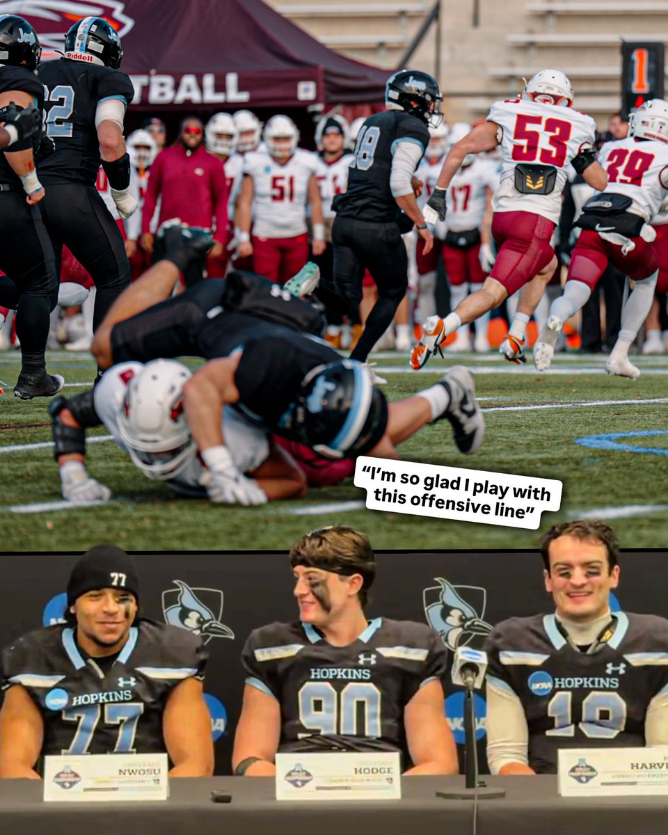 Johns Hopkins Football tweet media