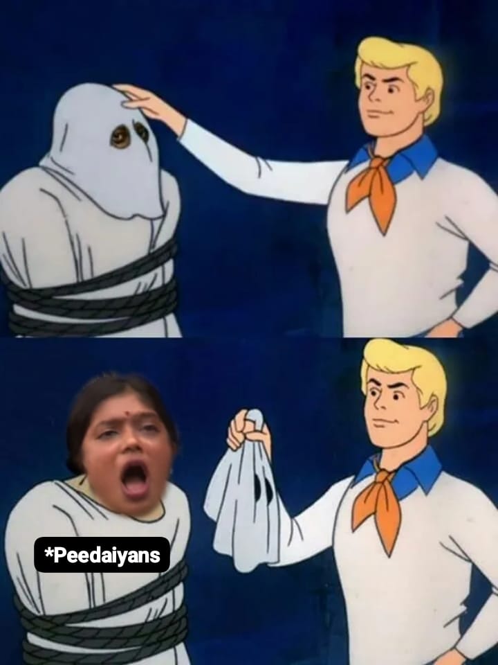 Terminatorxx731's tweet photo. Thideer Sandra supporters 😭 

#BiggBossTamil9 https://t.co/ZFqTkFeXA5
