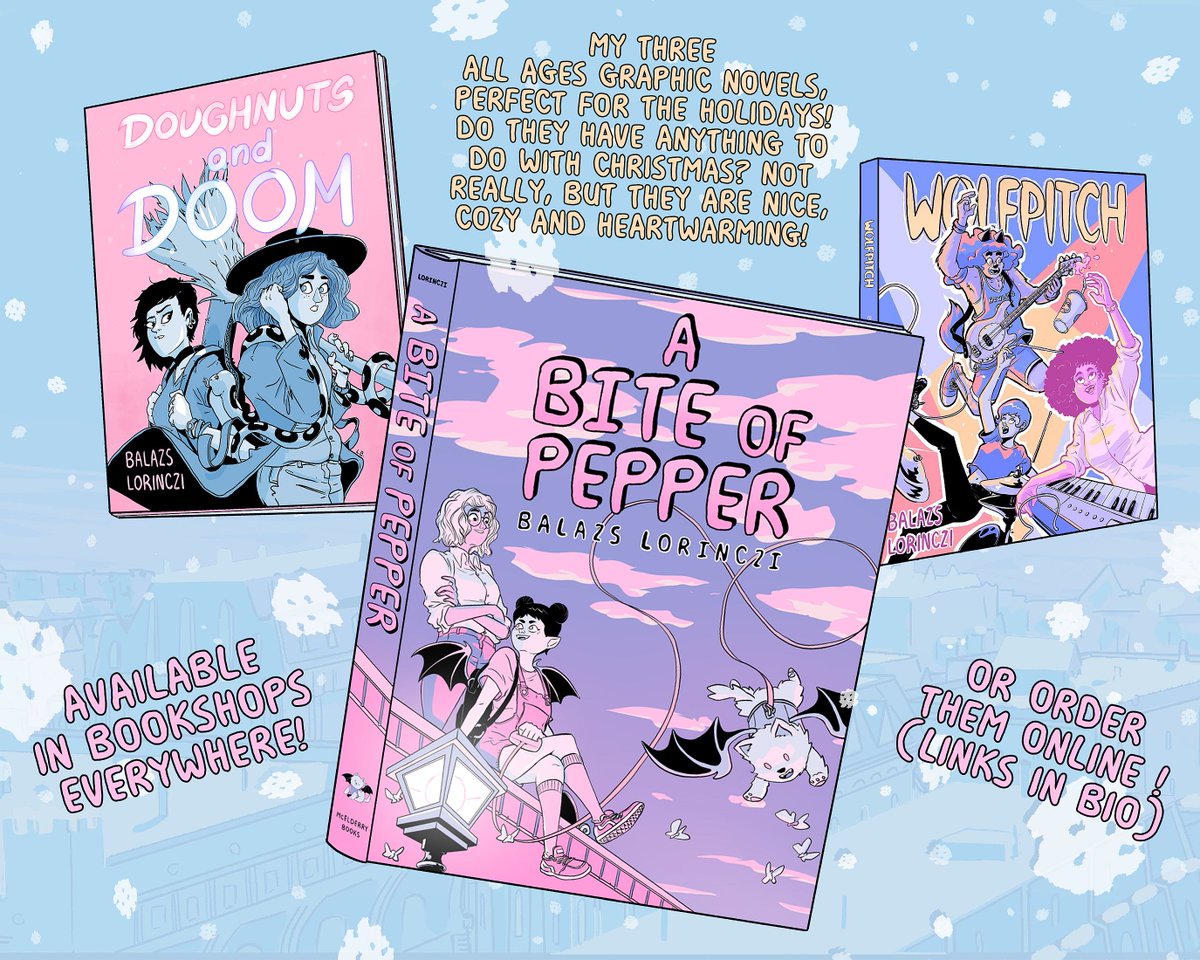 A page from A bite of Pepper I quite like.
Also just another little reminded that there is still time to order the book (or my previous books: Doughnuts and doom, and Wolfpitch) for Christmas for a loved one, friend, enemy, or yourself.
<a href="/simonteen/">Simon Teen</a> <a href="/topshelfcomix/">Top Shelf Productions</a>