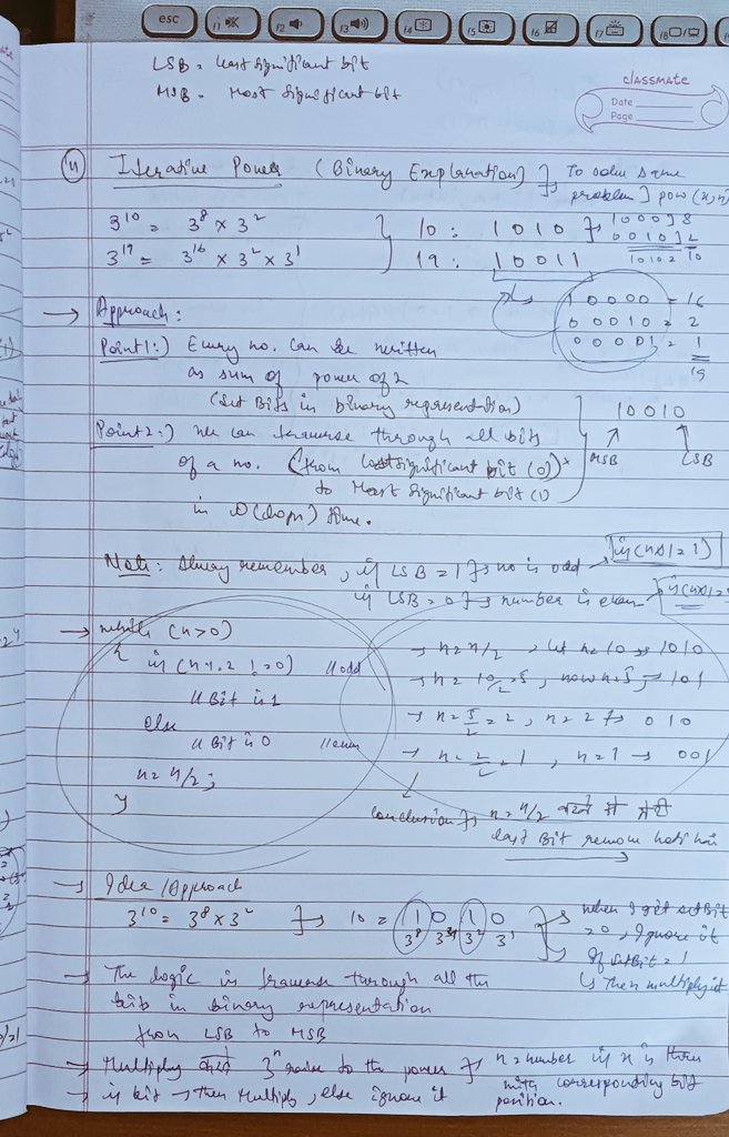 aaasifsays's tweet image. Day 17/100 Update! 🚀
💻 Revised DSA Maths &amp;amp; Bit Manipulation concepts learned this week.
🎯 Did a quick revision of DevOps topics covered so far.
⚡ Took a rest day and went for an evening bike ride.
📚 Read about how to create good habits and break bad ones.
#100DaysOfCode #DSA