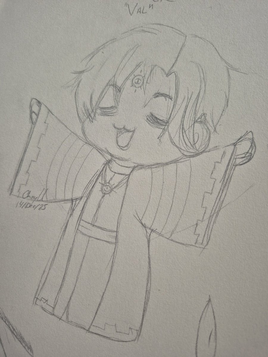 Me: Gonna make some art for Holiday gifts!

Also me: ...so this lil pookie is my antagonist oc