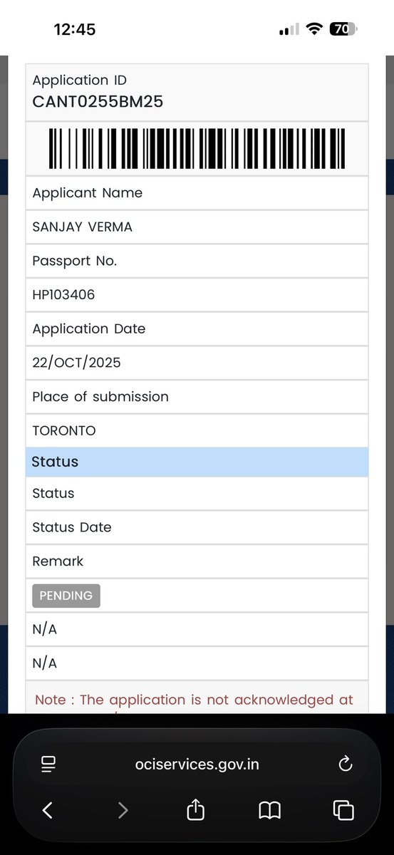 S4SAMOnline's tweet photo. @MHAIndia I have made my application for OCI back in October and don’t see any status change. Can someone plz acknowledge and let me know when can I expect to receive a response? https://t.co/D0FCQy54LI