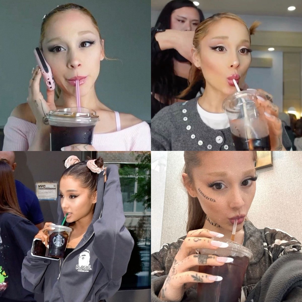 erynsbloodline's tweet image. love ariana’s obsession with black coffee