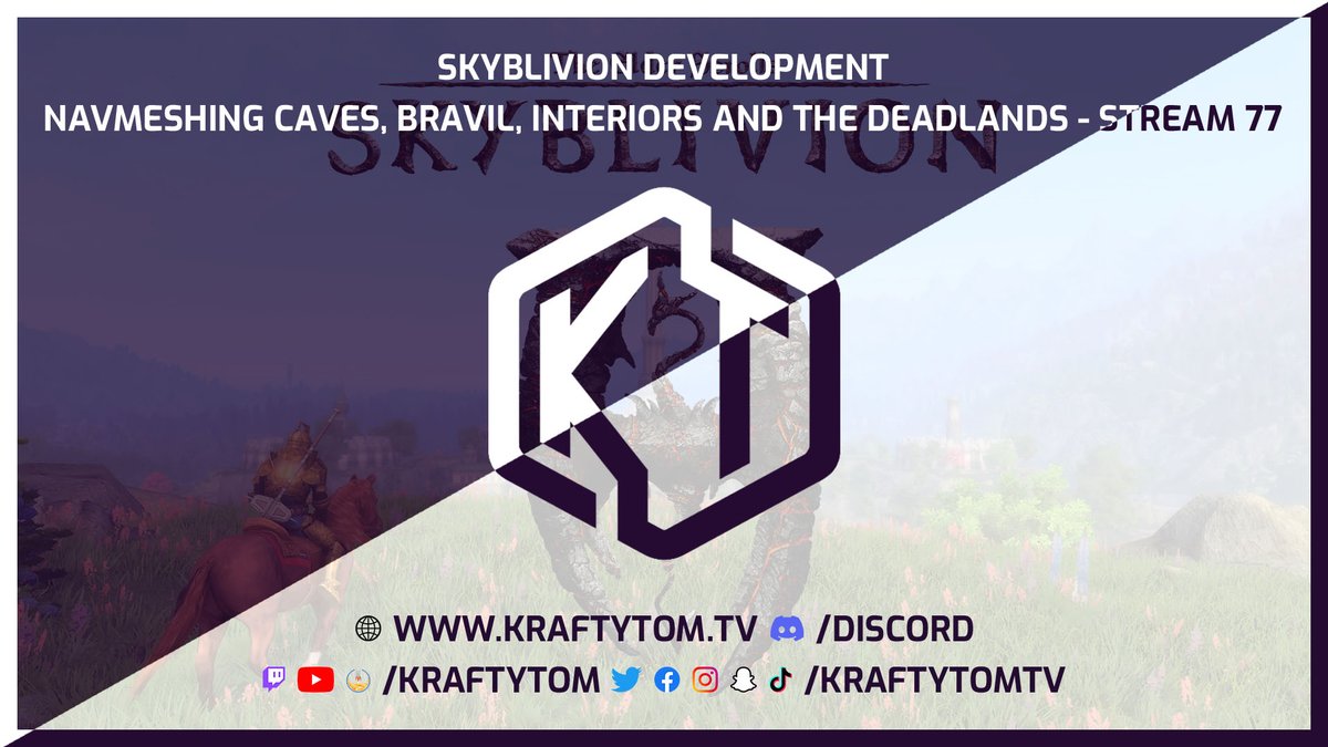 [NEW VIDEO]

Title: Skyblivion Development - Navmeshing Caves, Bravil, Interiors and The Deadlands - Stream 77 - PC

Video: youtu.be/RoOOXv5XRvE

Playlist: youtube.com/playlist?list=…