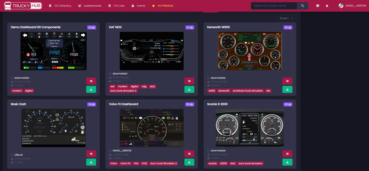 🚀 #TruckyDashboard Gallery is here!
Share your custom dashboards or download community ones – auto-sync to Designer! 👉 hub.truckyapp.com/dashboards
Beta 3.6.11 (right now only Angel Patreons): New fonts, icons, telemetry (AdBlue+), layers &amp; Viewer animations!
#TruckyApp