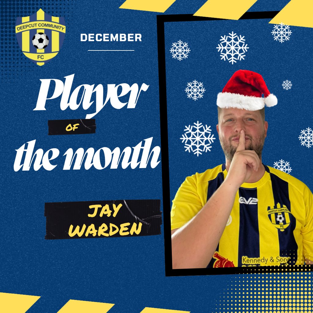 DeepcutFC's tweet image. With no more games this month here is your December player of the month 💙💛