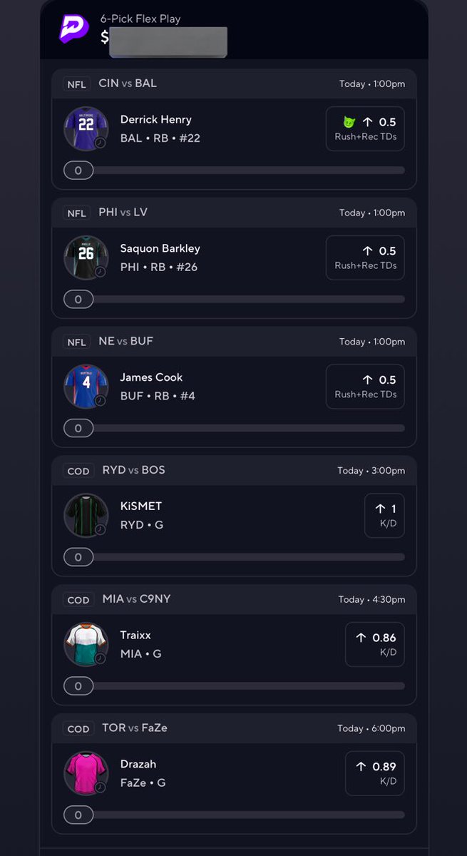 codbetz's tweet photo. #BO7 Bets: +54.64u🔥

#PrizePicks 
1: 2u +500
2: 2u +900
3: 1u +1800
4: 1.5u +3350 https://t.co/j4RAXufrYL